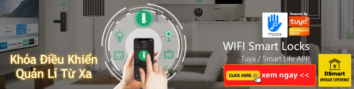 Trang chủ 60 Banner DSmartlock.vn Khóa điện tử điều khiển từ xa app điện thoại