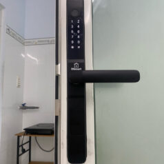 Khóa vân tay cửa nhôm Xingfa DSmart N38T Chống nước 11 Khóa vân tay cửa nhôm Xingfa DSmart N38T Chống màu đen black
