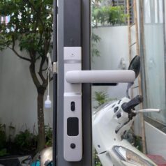 Khóa vân tay cửa nhôm Xingfa DSmart N38T Chống nước 10 Mặt trong Khóa vân tay cửa nhôm Xingfa DSmart N38T