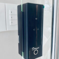 Khoá điện tử vân tay cửa kính DSmart K36T 4 Khoá điện tử vân tay thẻ từ cửa kính DSMART K36T cho cửa mở