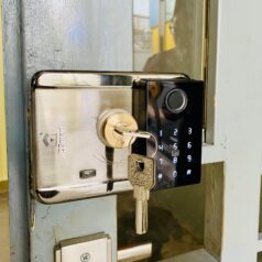 Khóa Cửa Cổng DSmart 2C38T Vân Tay 2 chiều CHỐNG NƯỚC 4 Khóa Cửa Cổng ngoài trời Khóa Cửa Cổng ngoài trời DSmart 2C38T chống mưa