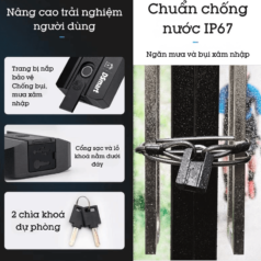 Khóa bấm điện tử vân tay DSmart KB01T App TTLOCK