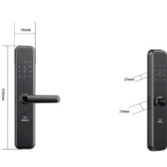 Khóa điện tử vân tay DSmart PL33T cho cửa gỗ, chung cư