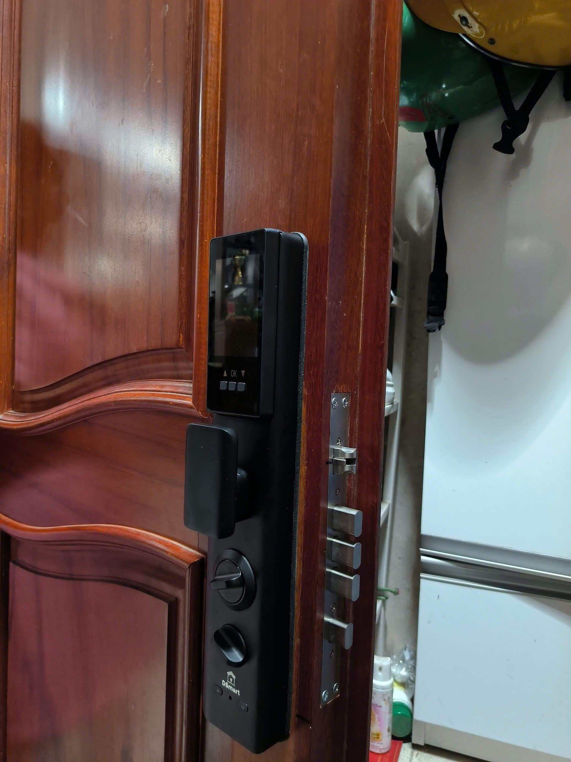 Khóa Cửa Gỗ Thông Minh Nhận Dạng Khuôn Mặt FaceID Wifi DSmart PLA01T TTLock Khóa Cửa Gỗ Thông Minh Nhận Dạng Khuôn Mặt FaceID Wifi DSmart PLA01T TTLock