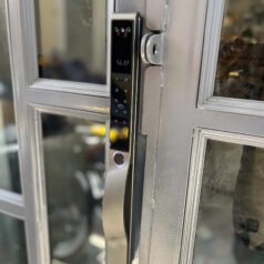 Khóa điện tử vân tay FaceId DSmart NX78Y-F App Tuya 4 Khóa cửa nhôm FaceId DSmart NX78T-F