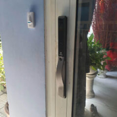 Khóa điện tử vân tay FaceId DSmart NX78Y-F App Tuya 5 Khóa cửa nhôm FaceId DSmart NX78T-F