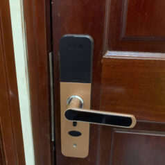 Khóa điện tử cửa gỗ vân tay DSmart PN06T 5 Khóa điện tử cửa gỗ vân tay Dsmart PN06T