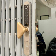 Khóa điện tử DSmart N35T-2C vân tay 2 chiều App TTLOCK 15 Khóa điện tử 2 mặt vân tay N35T-2C gắn cửa xếp lùa