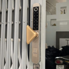 Khóa điện tử DSmart N35T-2C vân tay 2 chiều App TTLOCK 17 Khóa điện tử 2 mặt vân tay N35T-2C gắn cửa xếp lùa