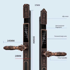 Khóa điện tử tân cổ điển DSmart CDN39T vân tay 2 chiều 13 Khóa điện tử tân cổ điển DSmart CDN39T