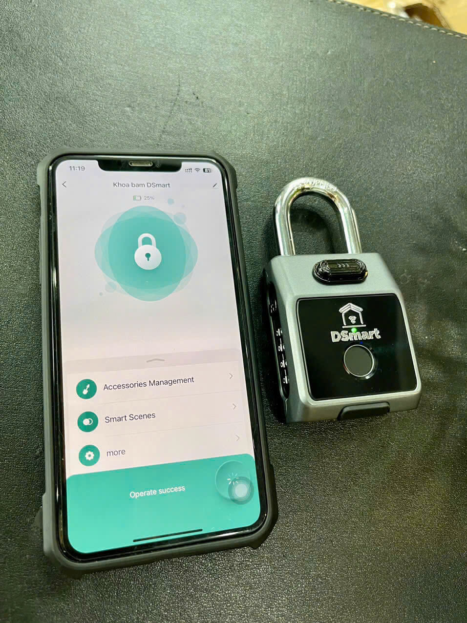 Khóa bấm điện tử vân tay DSmart KB02TU - App Tuya Khóa bấm điện tử vân tay DSmart KB02TU - App Tuya