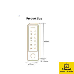 Đầu đọc vân tay DSmart DD38T App TTLock Bluetooth