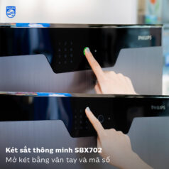 Két sắt vân tay mã số Philips SBX702 4 Két sắt vân tay mã số Philips SBX702