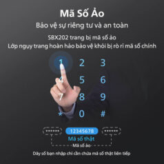 Két Sắt Vân Tay Mã Số Philips SBX202 6 Két Sắt Vân Tay Mã Số Philips SBX202