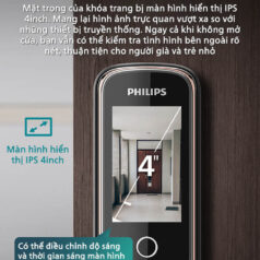 Khóa cửa thông minh Philips DDL709-7HWS 12 Khóa cửa thông minh Philips DDL709-7HWS
