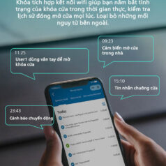 Khóa cửa thông minh Philips DDL709-7HWS 11 Khóa cửa thông minh Philips DDL709-7HWS