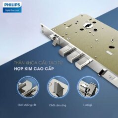 Khóa cửa vân tay có camera Philips DDL702-1HWS 7 Khóa cửa vân tay có camera Philips DDL702-1HWS