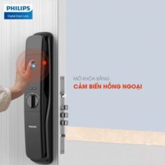 Khóa cửa vân tay có camera Philips DDL702-1HWS 8 Khóa cửa vân tay có camera Philips DDL702-1HWS