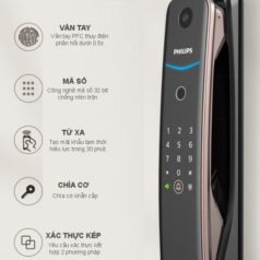 Khóa cửa vân tay có camera Philips DDL702-1HWS 17 Khóa cửa vân tay có camera Philips DDL702-1HWS