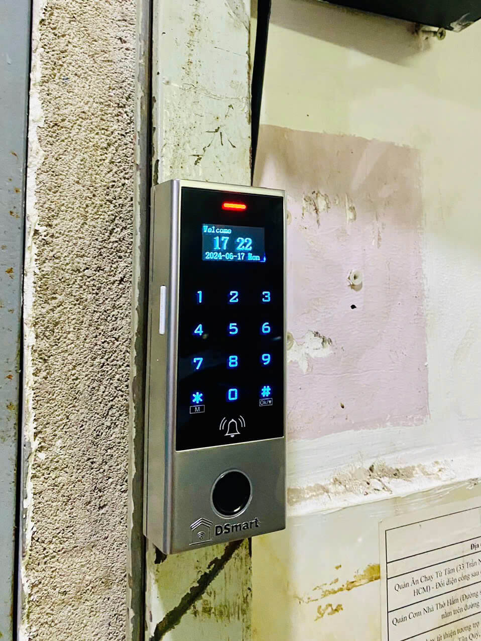 ĐẦU ĐỌC VÂN TAY WIFI DSmart DD29TUW INOX ĐẦU ĐỌC VÂN TAY WIFI DSmart DD29TUW INOX