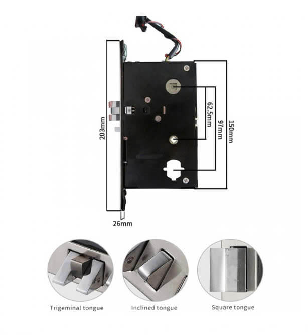 Khóa điện tử thẻ từ quản lí khách sạn DSmart H13F Khóa điện tử thẻ từ quản lí khách sạn DSmart H13F