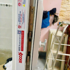 Khóa Điện Tử NL39T Cửa Trượt Lùa Nhôm Xingfa 12 Khóa thông minh NL39T lắp cho cửa nhôm kính Xingfa