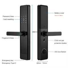 Khóa điện tử vân tay thông minh PL25T 6 Khóa điện tử vân tay thông minh PL25T