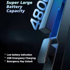 Pin sạc Khóa điện tử vân tay cửa nhôm Xingfa NX75T-F