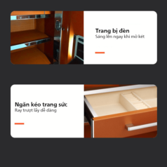 Két sắt thông minh Philips SBX701 14 Két Sắt Chính Hãng Philips Có Đèn Bên Trong