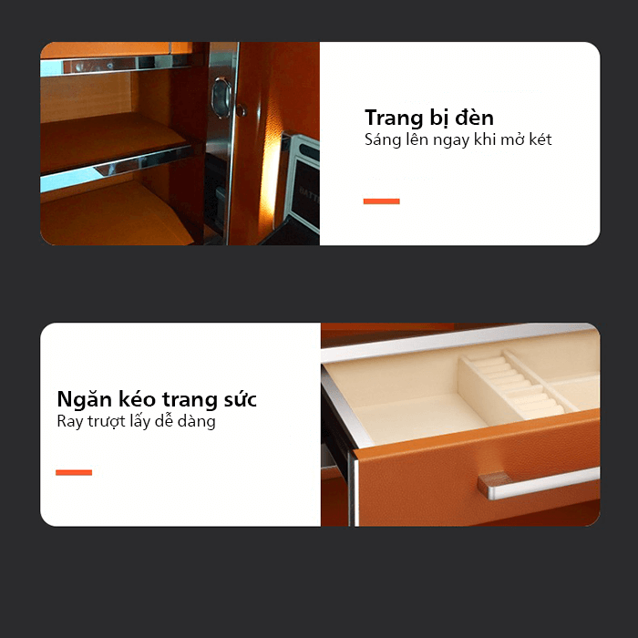 Két Sắt Chính Hãng Philips Có Đèn Bên Trong Két Sắt Chính Hãng Philips Có Đèn Bên Trong