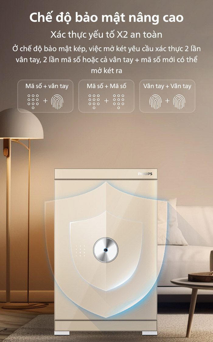 Két Sắt Philip SBX602 Tính Năng Bảo Mật Kép Chính Hãng Két Sắt Philip SBX602 Tính Năng Bảo Mật Kép Chính Hãng