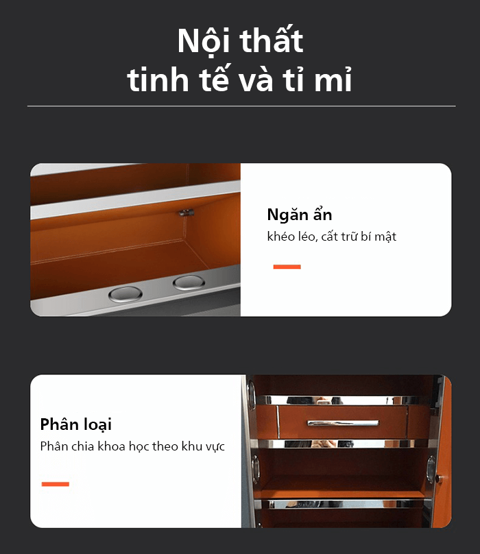 Két Sắt Vân Tay Thông Minh Có Ngăn Ẩn Két Sắt Vân Tay Thông Minh Có Ngăn Ẩn
