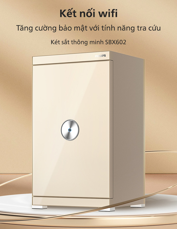Két Sắt Philips SBX602 Kết Nối Wifi Két Sắt Philips SBX602 Kết Nối Wifi