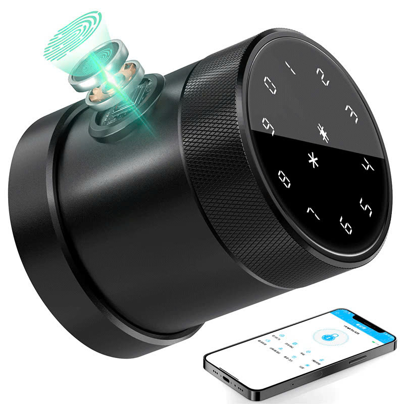 Khóa vân tay thông minh app TTLOCK thay thế tay nắm tròn DSmart NT03T mở cửa từ xa Khóa vân tay thông minh app TTLOCK thay thế tay nắm tròn DSmart NT03T mở cửa từ xa