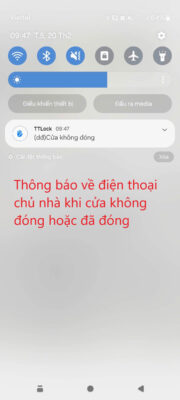 Cảm Biến Thông Báo Đóng/Mở Cửa DSmart CBT2 14 Cảm Biến Thông Báo Đóng/Mở Cửa DSmart CBT2 thông báo về điệ thoại