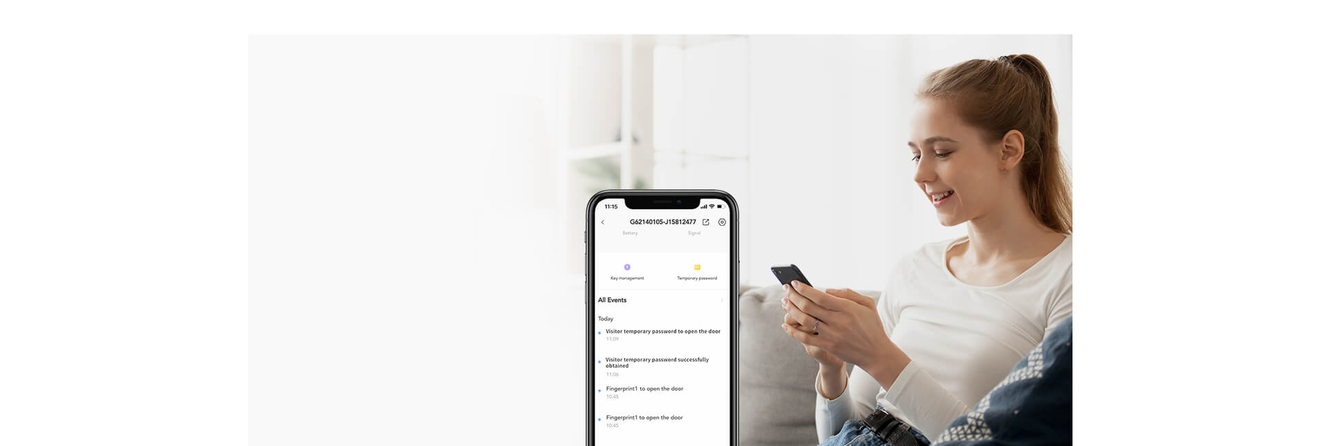 Khóa cửa điện tử vân tay thông minh EZVIZ L2S – Bảo mật cao, mở khóa tiện lợi. Khóa cửa điện tử vân tay thông minh EZVIZ L2S – Bảo mật cao, mở khóa tiện lợi.