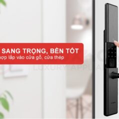Khóa Cửa Vân Tay Nắp Trượt Bosch ID80 8 Khóa cửa điện tử Bosch ID80