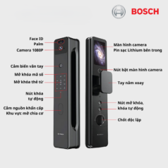 Trang chủ 313 Khóa cửa vân tay Bosch FU8 Plus Black