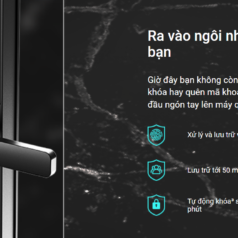 Khóa vân tay thông minh Ezviz DL05 5 Mở cửa dễ dàng với khóa vân tay thông minh Ezviz DL05.