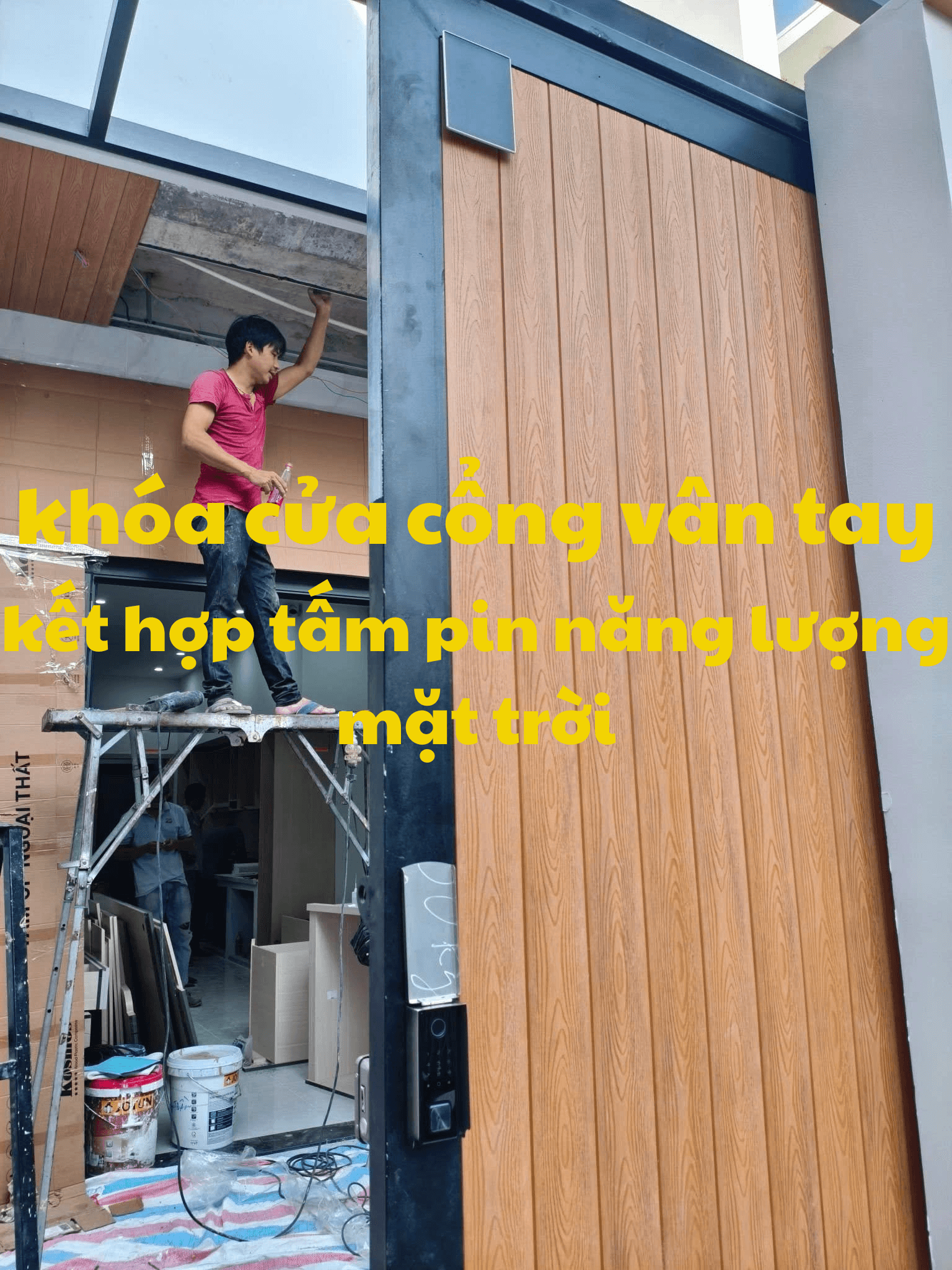 Hệ thống khóa điện tử ngoài trời sử dụng năng lượng mặt trời từ DSmart PMT01 Hệ thống khóa điện tử ngoài trời sử dụng năng lượng mặt trời từ DSmart PMT01