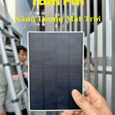 Tấm Pin Năng Lượng Mặt Trời DSmart PMT01 7 Lắp đặt tấm pin năng lượng mặt trời DSmart PMT01 cho khóa chống nước ngoài trời
