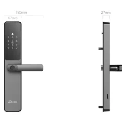 Khóa vân tay thông minh Ezviz DL05 12 Khóa cửa Ezviz DL05 – Tăng cường bảo mật với công nghệ hiện đại.
