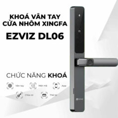 Trang chủ 289 Khóa cửa thông minh cho cửa nhôm EZVIZ DL06 Pro chống nắng mưa