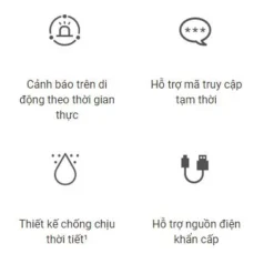 Khóa vân tay thông minh Ezviz DL05 10 Ezviz DL05 – Khóa cửa thông minh tích hợp ứng dụng điều khiển từ xa.