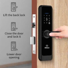 Khóa Cửa Gỗ Thông Phòng Cửa Chính Chung Cư PN08T 7 Khóa điện tử PN08T mở cửa bằng vân tay