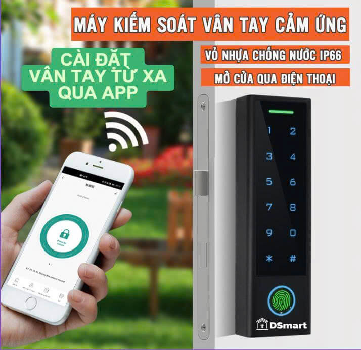 Bàn phím cảm ứng hiện đại trên đầu đọc vân tay DSmart DD26TUB Đầu đọc vân tay DSmart DD26TUB trang bị bàn phím cảm ứng, hỗ trợ thao tác dễ dàng ngay cả trong điều kiện thiếu sáng.