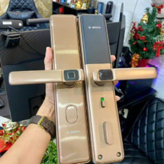 Khóa vân tay thẻ từ Bosch ID30 phù hợp cho cửa gỗ, cửa sắt căn hộ