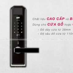 Khóa Hyundai HT HDL-5200SK hỗ trợ mở khóa bằng thẻ từ, mã số và chìa cơ