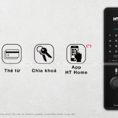 Cổng kết nối pin 9V cho trường hợp khẩn cấp trên khóa Hyundai HT HDL-5900SK