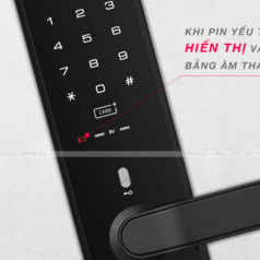 Hình ảnh khóa cửa điện tử Hyundai HT HDL-5900SK với thiết kế hiện đại và tính năng bảo mật cao